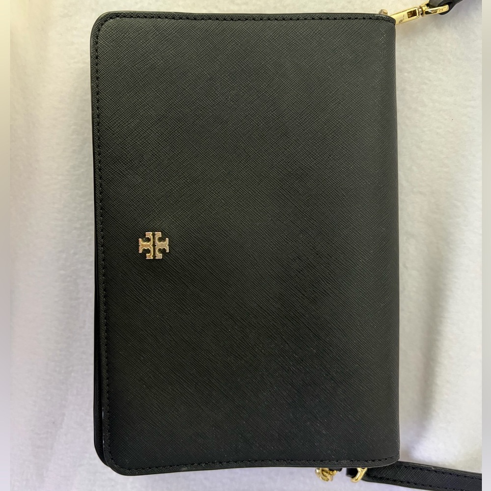 Tory Burch Black Leather  Crossbody